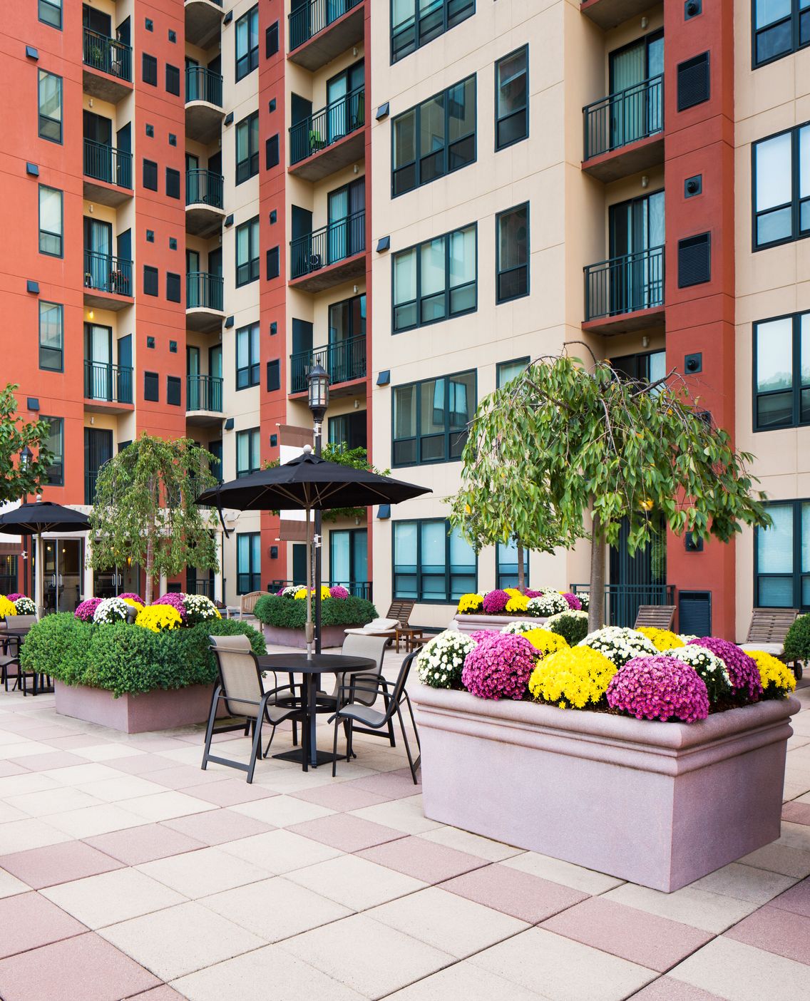 Exterior with outdoor sitting area